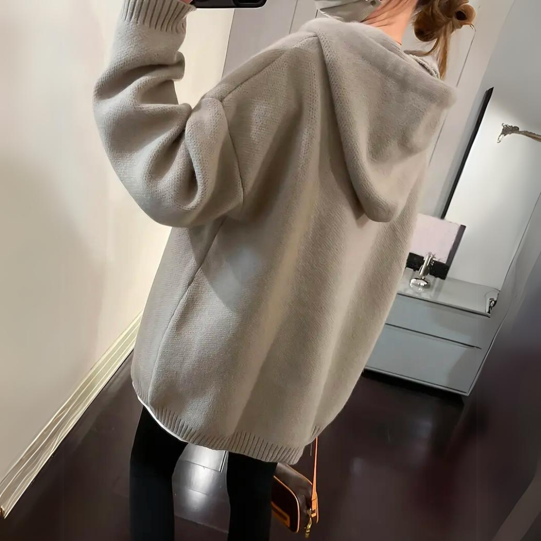 Oversized hoodie met smiley | Warm, speels & onweerstaanbaar comfy!