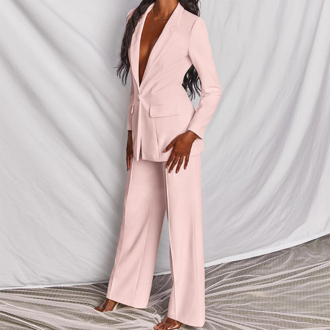 VELINA | Blazer & Broekenset Voor Dames – Elegant, Comfortabel & Perfect Voor Werk Of Gelegenheid