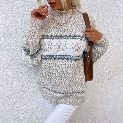 Noordse Wintertrui Voor Dames | Zachte Warmte & Luxe Winterstijl