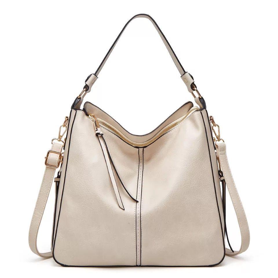 ERSILIA | Luxe Leren Tas Voor Dames Met Verfijnde Details - Klassiek, Functioneel & Stijlvol