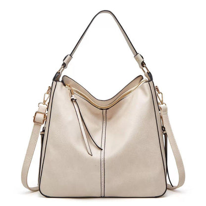 ERSILIA | Luxe Leren Tas Voor Dames Met Verfijnde Details - Klassiek, Functioneel & Stijlvol