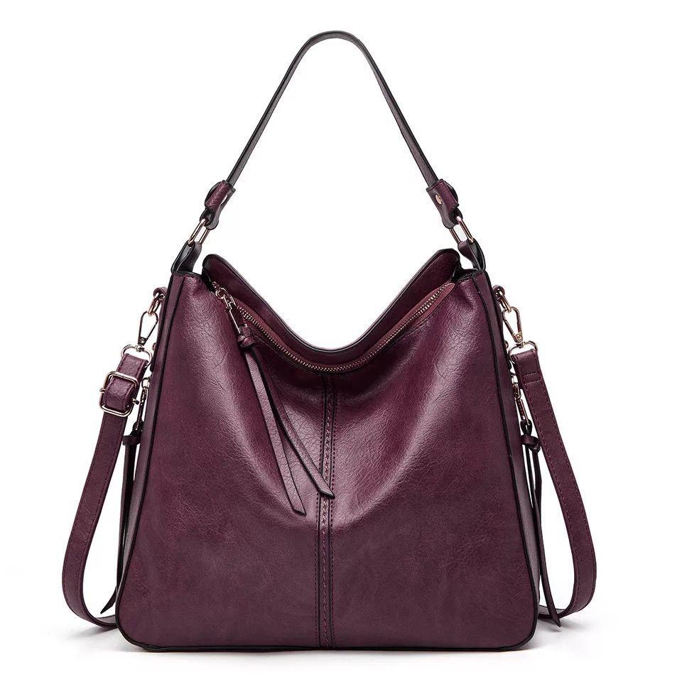 ERSILIA | Luxe Leren Tas Voor Dames Met Verfijnde Details - Klassiek, Functioneel & Stijlvol