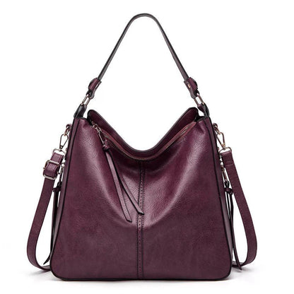 ERSILIA | Luxe Leren Tas Voor Dames Met Verfijnde Details - Klassiek, Functioneel & Stijlvol