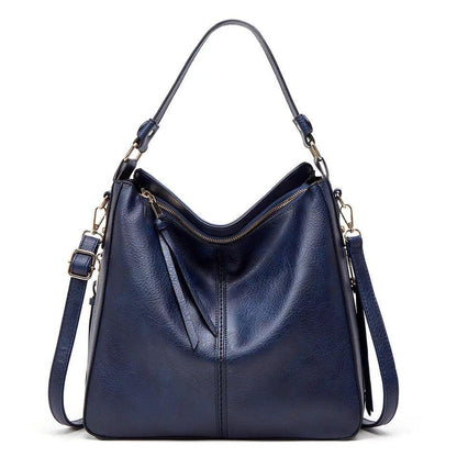 ERSILIA | Luxe Leren Tas Voor Dames Met Verfijnde Details - Klassiek, Functioneel & Stijlvol