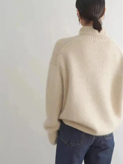 DELIA | Elegante Dames Coltrui in Zachte Stretchstof - Warm, Casual & Comfortabel