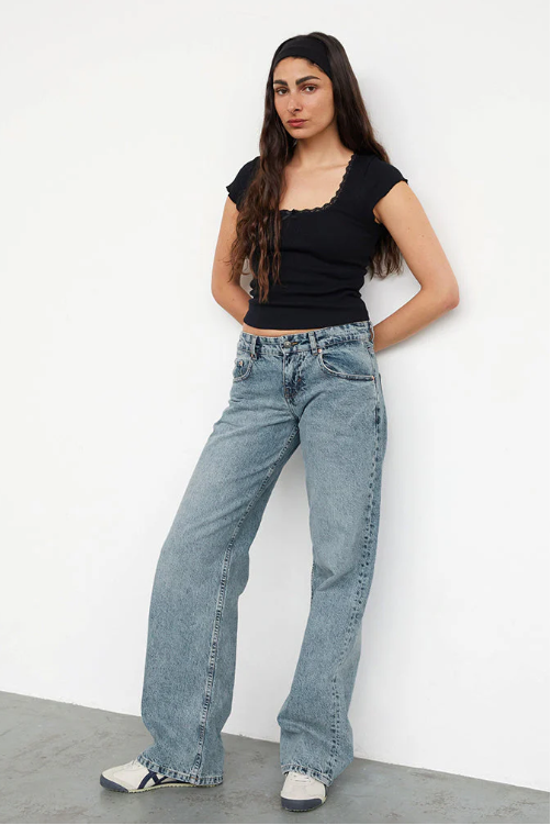 ROXY | Low-Rise Dames Jeans in Y2K Stijl – Comfortabel, Trendy & Flatterend!