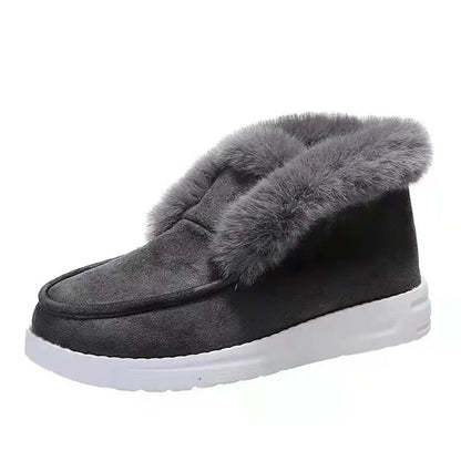 Dames Enkellaarsjes Slip-on | Suède Pluche Voering Warme Sneeuwschoenen