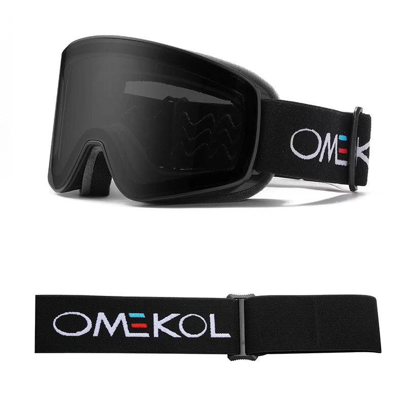 Dubbele Laag Ski Bril | Anti-Fog & UV-bescherming Voor Wintersport