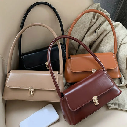 EMILY | Minimalistische Dames Schoudertas in Vegan Leer - Stijlvol, Strak & Functioneel
