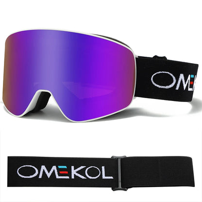Dubbele Laag Ski Bril | Anti-Fog & UV-bescherming Voor Wintersport