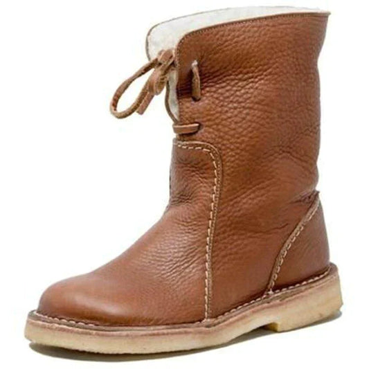 ELENA | Waterdichte Dames Fleece Laarzen Met Wollen Voering – Unieke Duurzaamheid & Ultiem Wintercomfort