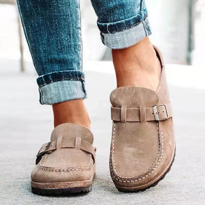 MARILOU | Dames Instapsandalen met Gesp – Comfort & Stijl in Één
