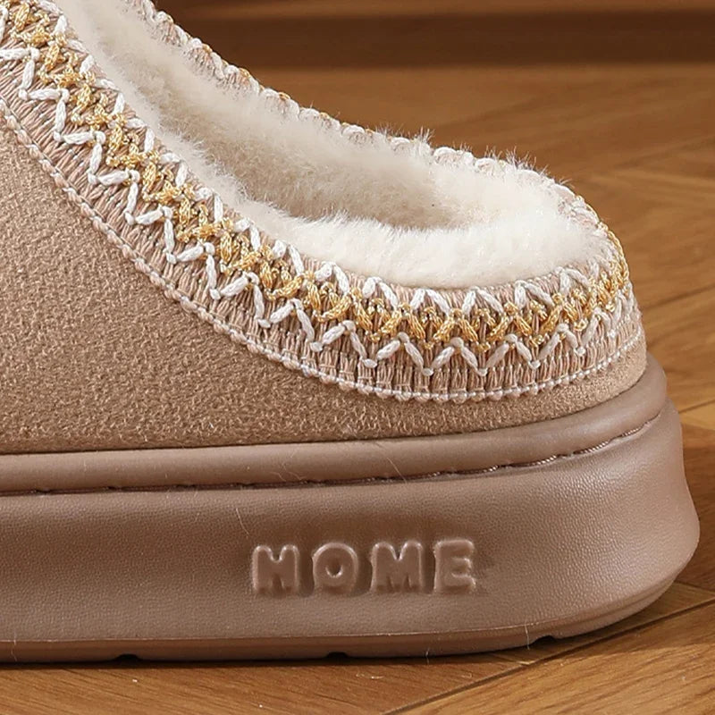 MARIT | Warme Dames Pantoffels Gevoerd Met Bont – Knus, Comfortabel & Perfect Voor De Winter