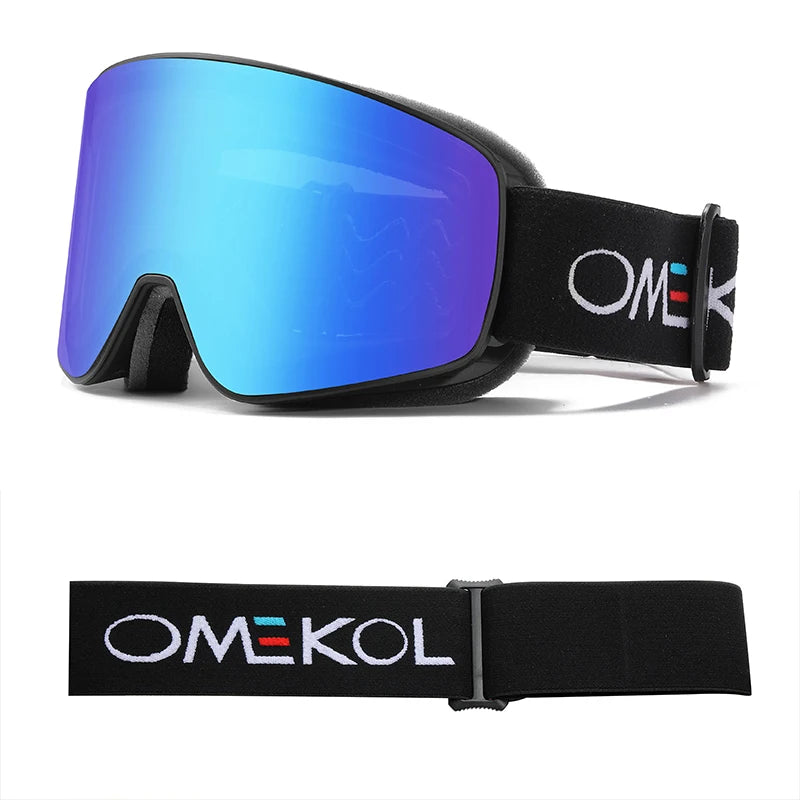 Dubbele Laag Ski Bril | Anti-Fog & UV-bescherming Voor Wintersport