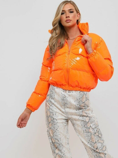 Glazende Puffer Winterjas Voor Dames | De ultieme statementjas voor koude dagen