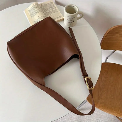 FAYE | Minimalistische Leren Schoudertas – Elegant, Tijdloos & Perfect Voor Elke Dag