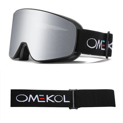 Dubbele Laag Ski Bril | Anti-Fog & UV-bescherming Voor Wintersport