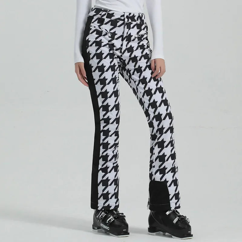Wind & Waterdichte Dames Ski broek Met Stretch & Functionele Details – Warm, Comfortabel & Stijlvol Voor Wintersport