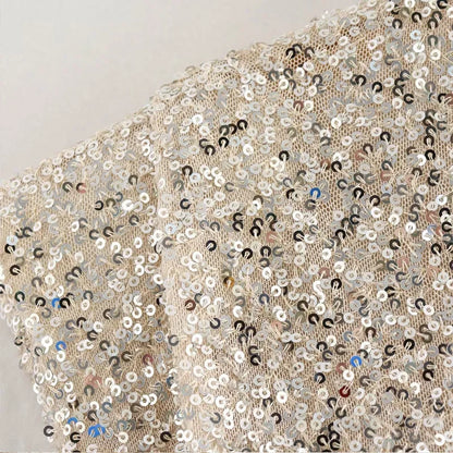 DAISY | Glitter Mini Jurk Voor Dames Met Schoudervulling – Glamoureus, Feestelijk, Statement