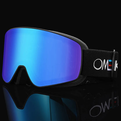 Dubbele Laag Ski Bril | Anti-Fog & UV-bescherming Voor Wintersport