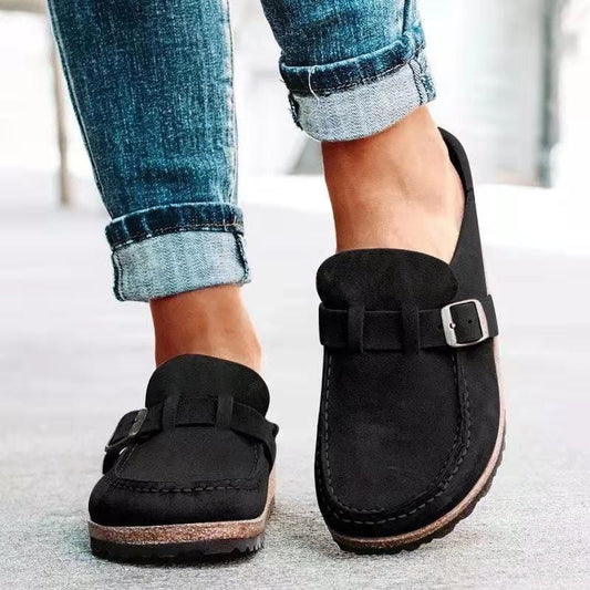 MARILOU | Dames Instapsandalen met Gesp – Comfort & Stijl in Één