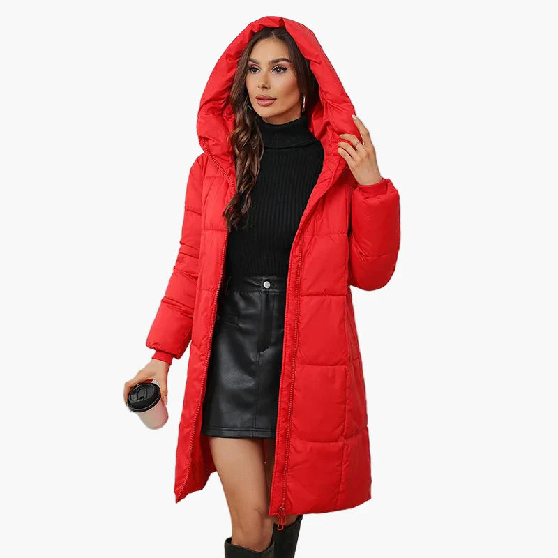 Winter Comfort Parka | Warme Lange Damesjas Met Capuchon Voor IJskoude Dagen