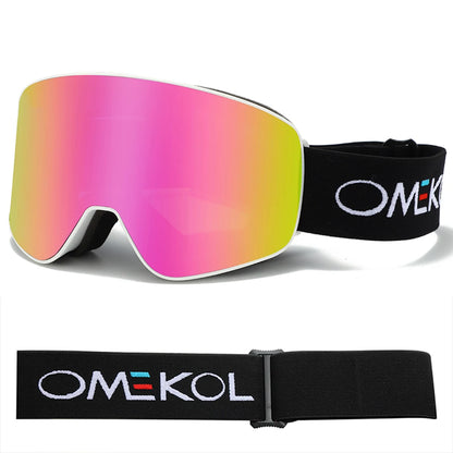 Dubbele Laag Ski Bril | Anti-Fog & UV-bescherming Voor Wintersport