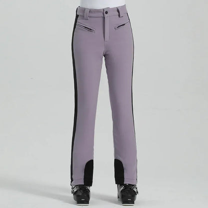 Wind & Waterdichte Dames Ski broek Met Stretch & Functionele Details – Warm, Comfortabel & Stijlvol Voor Wintersport