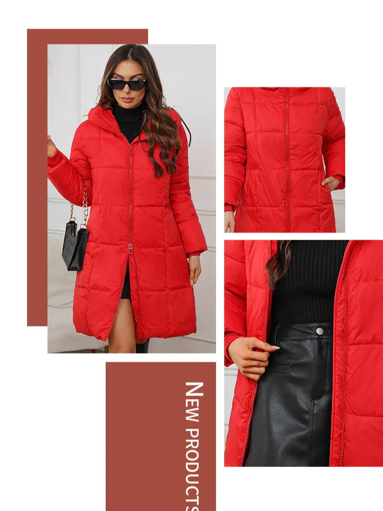 Winter Comfort Parka | Warme Lange Damesjas Met Capuchon Voor IJskoude Dagen
