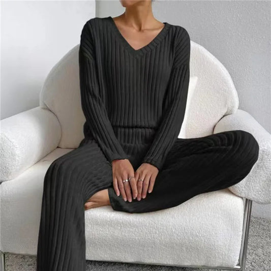 2-Delig Lounge-Set voor Dames – Herfstcomfort En Stijl In Eén Outfit
