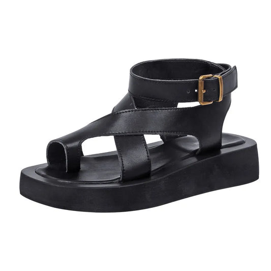 SERAH | Zomer Dames Sandalen – Leer & Ademend Design