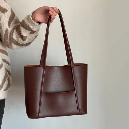 Dames leren handtas met top handvat | Tijdloze luxe voor elke dag