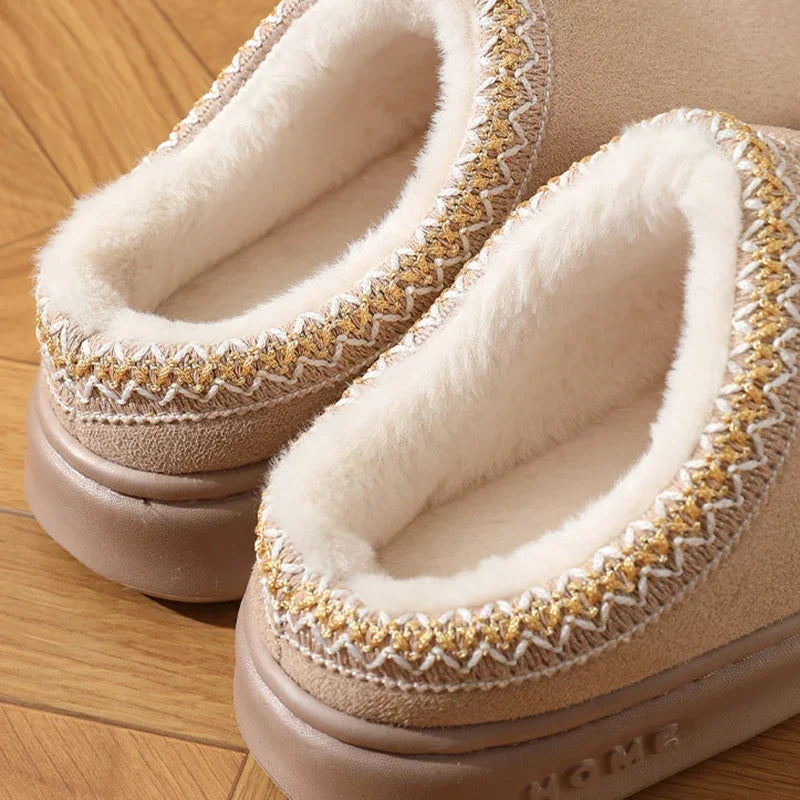 MARIT | Warme Dames Pantoffels Gevoerd Met Bont – Knus, Comfortabel & Perfect Voor De Winter