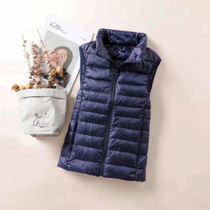 MIREILLE | Lichte Gewatteerde Dames Bodywarmer – Winddicht, Getailleerd & Perfect Voor Tussenseizoenen