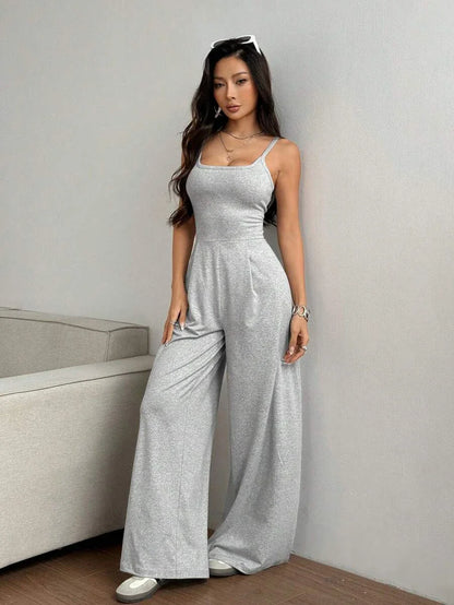 ZINARA | Comfortabele Stretchy Dames Jumpsuit Met Spaghettibandjes – Perfect Voor Casual Looks En Dagelijks Gebruik