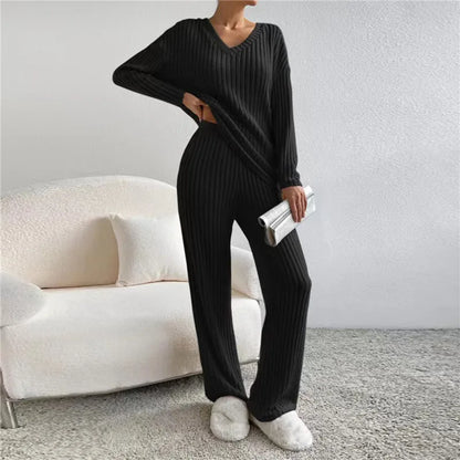 2-Delig Lounge-Set voor Dames – Herfstcomfort En Stijl In Eén Outfit