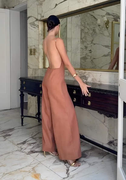 MILOU | Open-Back Jumpsuit – Classy, Chic & Comfortabel
