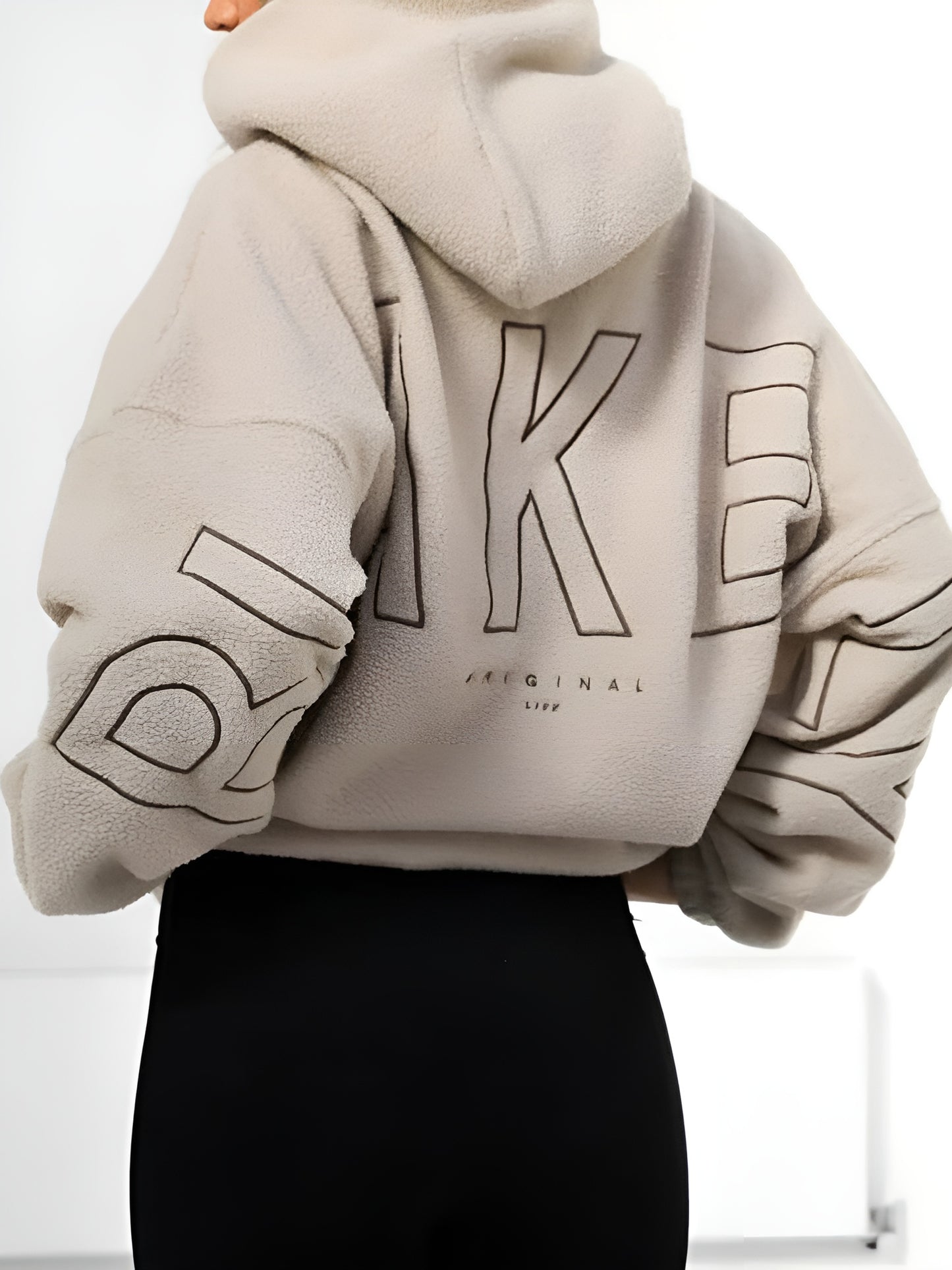Dames Teddy Hoodie | Oversized Streetstyle Warmte Met Iconische 90s Vibe