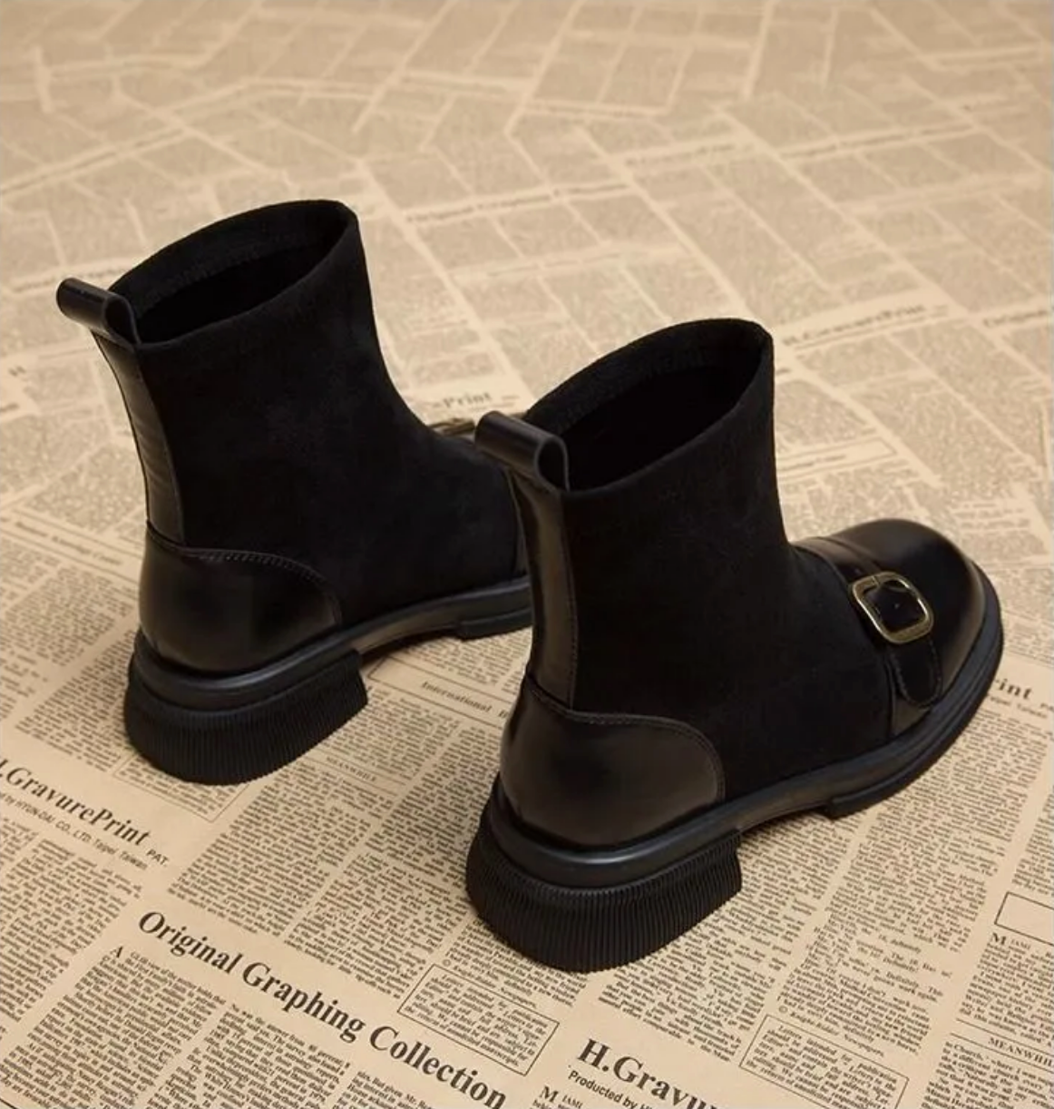 Suède Dames Buckle Boots | Warm, Stijlvol & Perfect Voor Elke Dag
