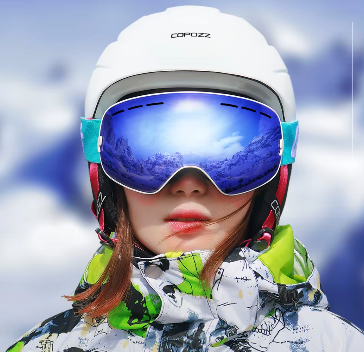 Ski Bril Pro Vision | Dubbele Anti-fog Lens Met Breedzicht & UV400 Bescherming