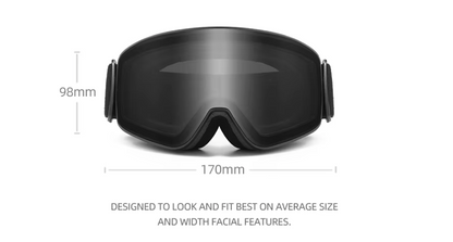 Dubbele Laag Ski Bril | Anti-Fog & UV-bescherming Voor Wintersport