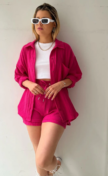 EZRA | Tweedelige Zomer Set Voor Dames - Comfortabel, Luchtig & Trendy