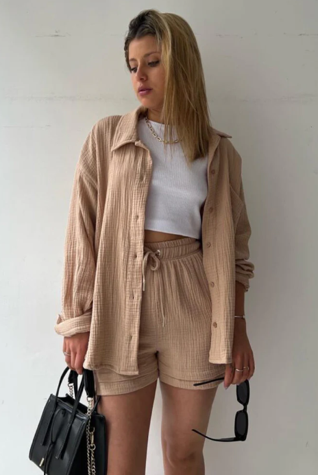 EZRA | Tweedelige Zomer Set Voor Dames - Comfortabel, Luchtig & Trendy