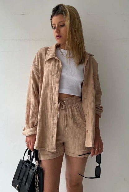 EZRA | Tweedelige Zomer Set Voor Dames - Comfortabel, Luchtig & Trendy