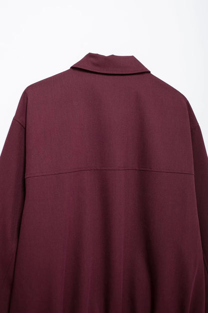MIRELLA | Bordeaux Rode Damesjas Met Rits – Stijlvol, Modern & Perfect als Tussenjas