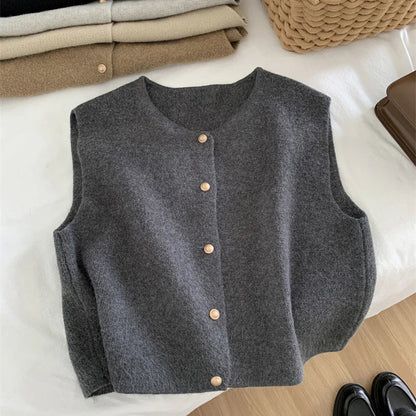 LIEKE | Wolle Dames Gilet Met Klassieke Knoopsluiting - Chic, Elegant &amp; Comfortabel&nbsp;