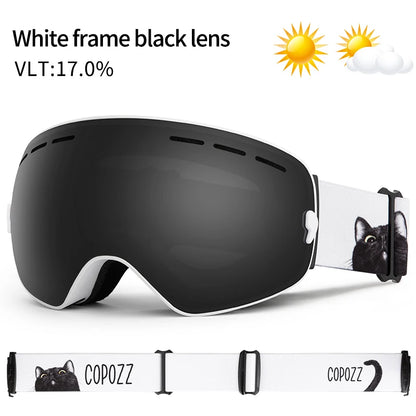 Ski Bril Pro Vision | Dubbele Anti-fog Lens Met Breedzicht & UV400 Bescherming