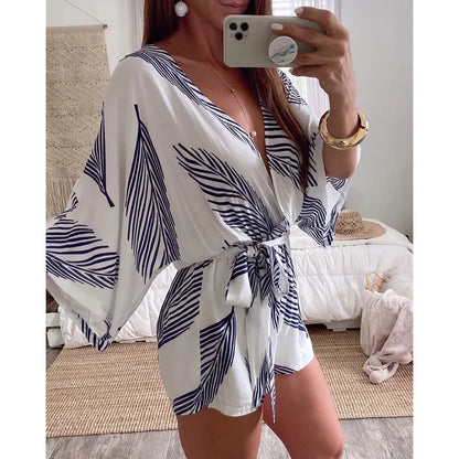 TEMARA | Luchtige Dames Jumpsuit Met Kimono Pasvorm - Zomers & Comfortabel
