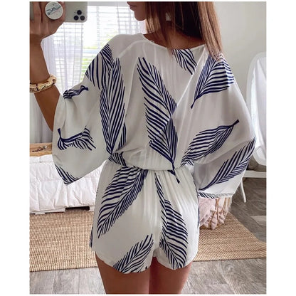 TEMARA | Luchtige Dames Jumpsuit Met Kimono Pasvorm - Zomers & Comfortabel