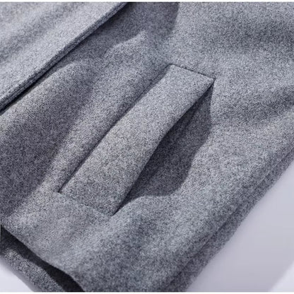 Urban Wool Coat | Luxe Wollen Korte Damesjas Met Knopen – Elegant, Warm & Perfect Voor Herfst & Winter